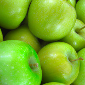 Яблоки Гренни Смит зеленого цвета